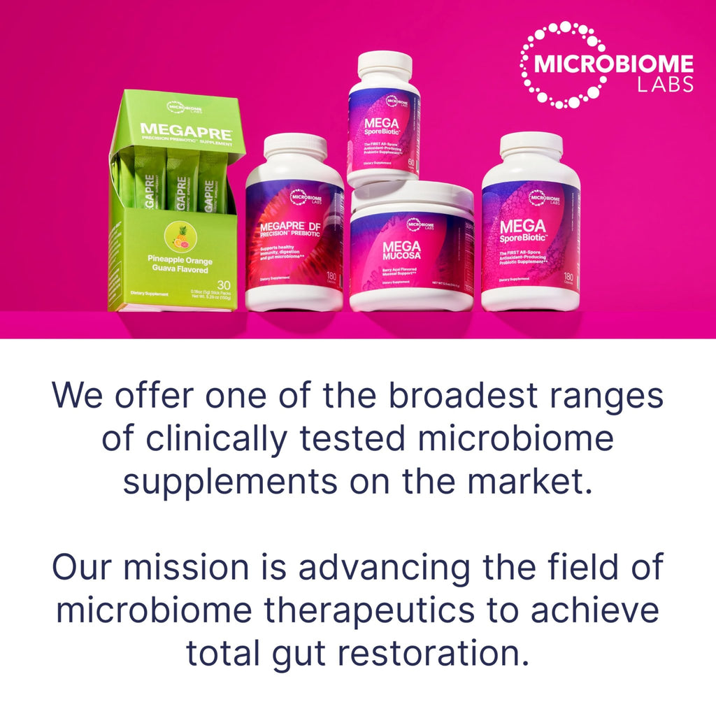 Microbiome Labs MegaSporeBiotic Probiotics for Women & Men - Spore-Based Probiotic for Gut Health & Digestive Support - Shelf-Stable, Travel-Friendly, - FENGGESTORE20
