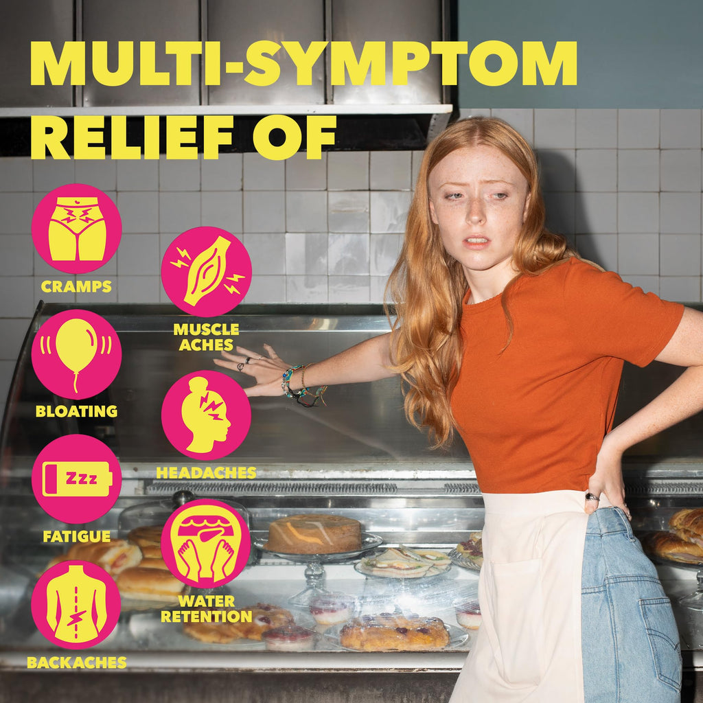 Midol Complete Menstrual Pain Relief Caplets, 40 Count - Provides Cramp, Headache, and Bloating Relief - FENGGESTORE20