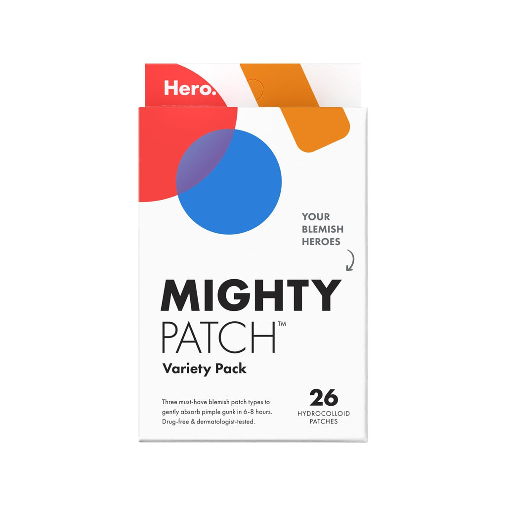 Mighty Patch™ Variety Pack from Hero Cosmetics - Hydrocolloid Acne Pimple Patches for Covering Zits and Blemishes - FENGGESTORE20