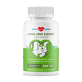 Milk Thistle for Dogs - 120 Chewable Tablets - Silymarin - Liver and Kidney Support with EPA & DHA - Detox - Liver Supplement for Dogs - FENGGESTORE20