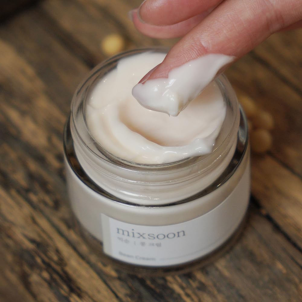 mixsoon Bean Cream-Deep Moisturizer Face Cream, Hydrating and Smoothing for Face, Fermented Soybean Extract - FENGGESTORE20