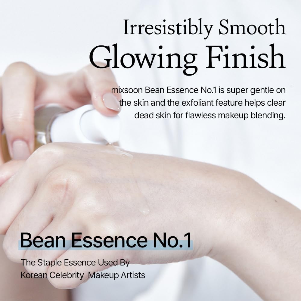 mixsoon Bean Essence Exfoliating, Snail Mucin Moisturizer for Hydrating, Fermented Bean Extract, Gentle Formula - FENGGESTORE20