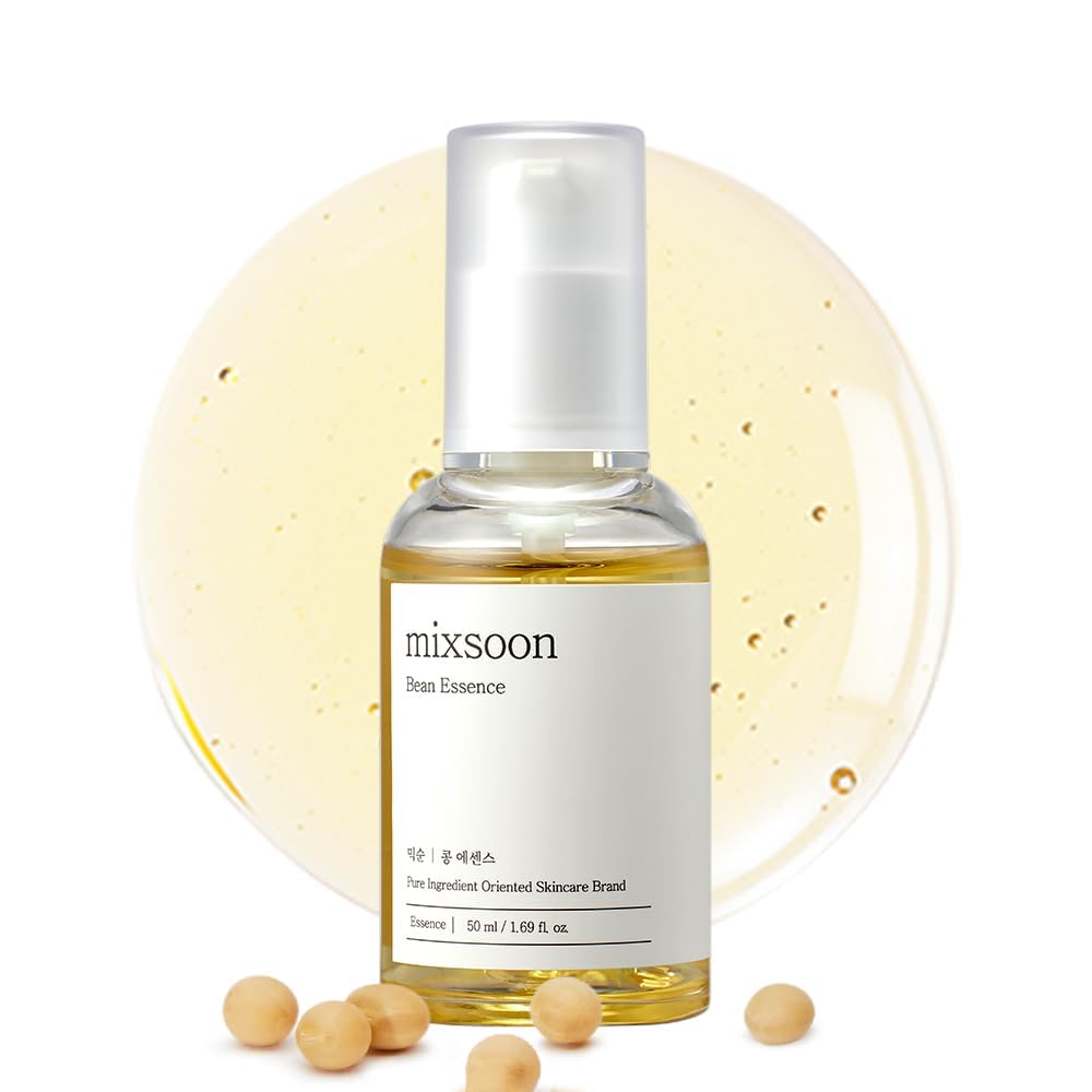 mixsoon Bean Essence Exfoliating, Snail Mucin Moisturizer for Hydrating, Fermented Bean Extract, Gentle Formula - FENGGESTORE20