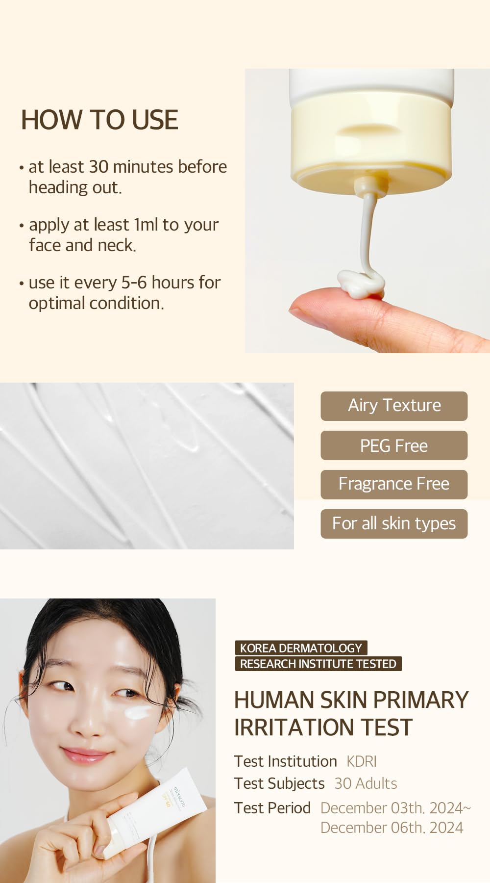 mixsoon Bean Sunscreen-Lightweight Airy Texture SPF 50 Korean Sunscreen for Face - FENGGESTORE20