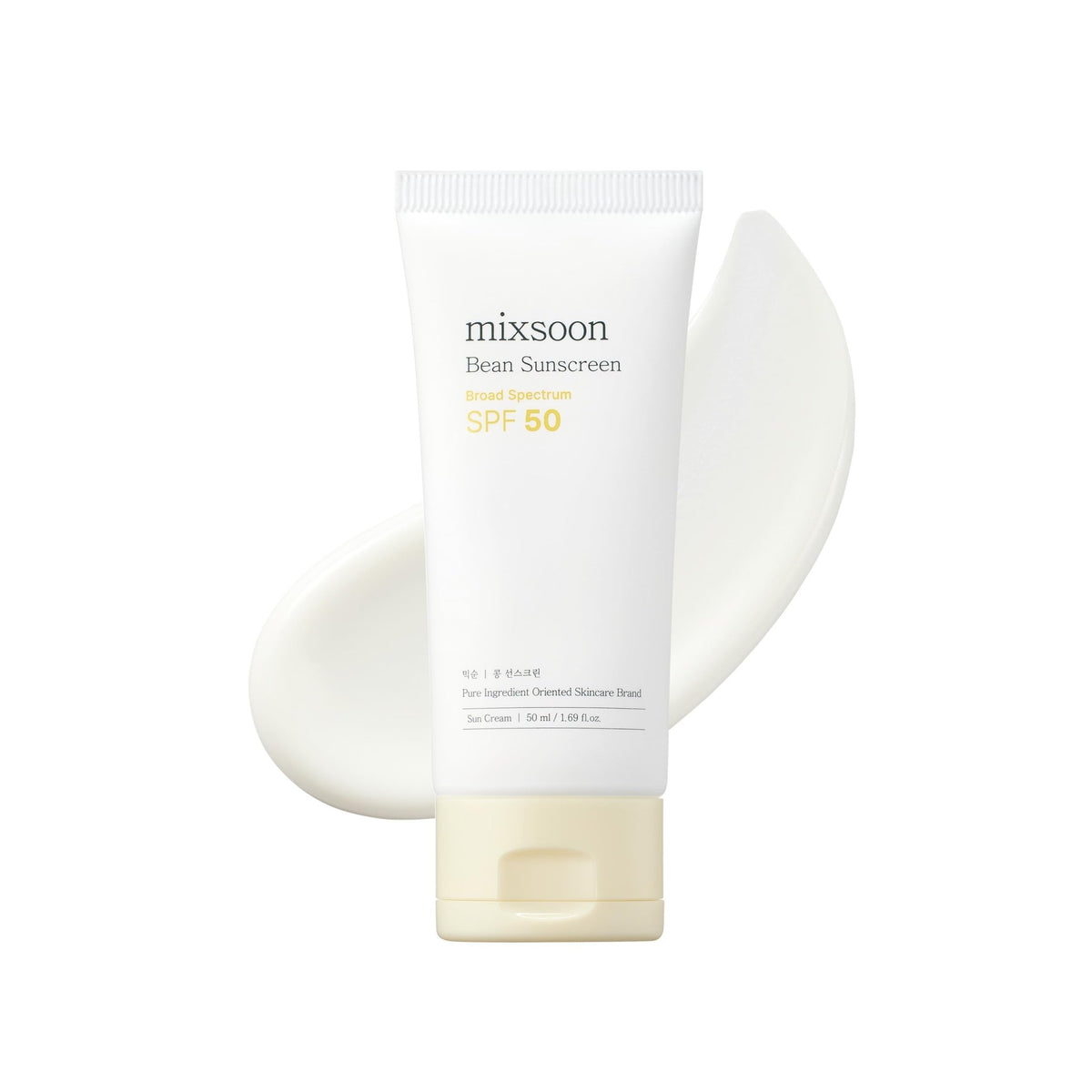 mixsoon Bean Sunscreen-Lightweight Airy Texture SPF 50 Korean Sunscreen for Face - FENGGESTORE20
