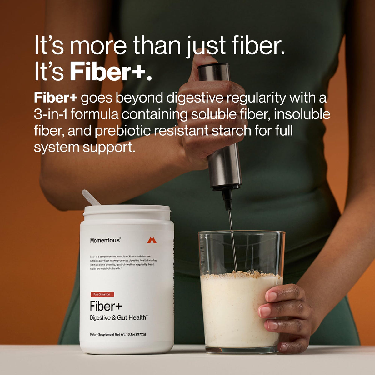 Momentous Fiber+ - Daily Multi-Source Fiber Blend to Support Nutrient Absorption, Natural Energy Production, & Recovery - NSF Certified for Sport - Non-GMO & Gluten-Free - FENGGESTORE20