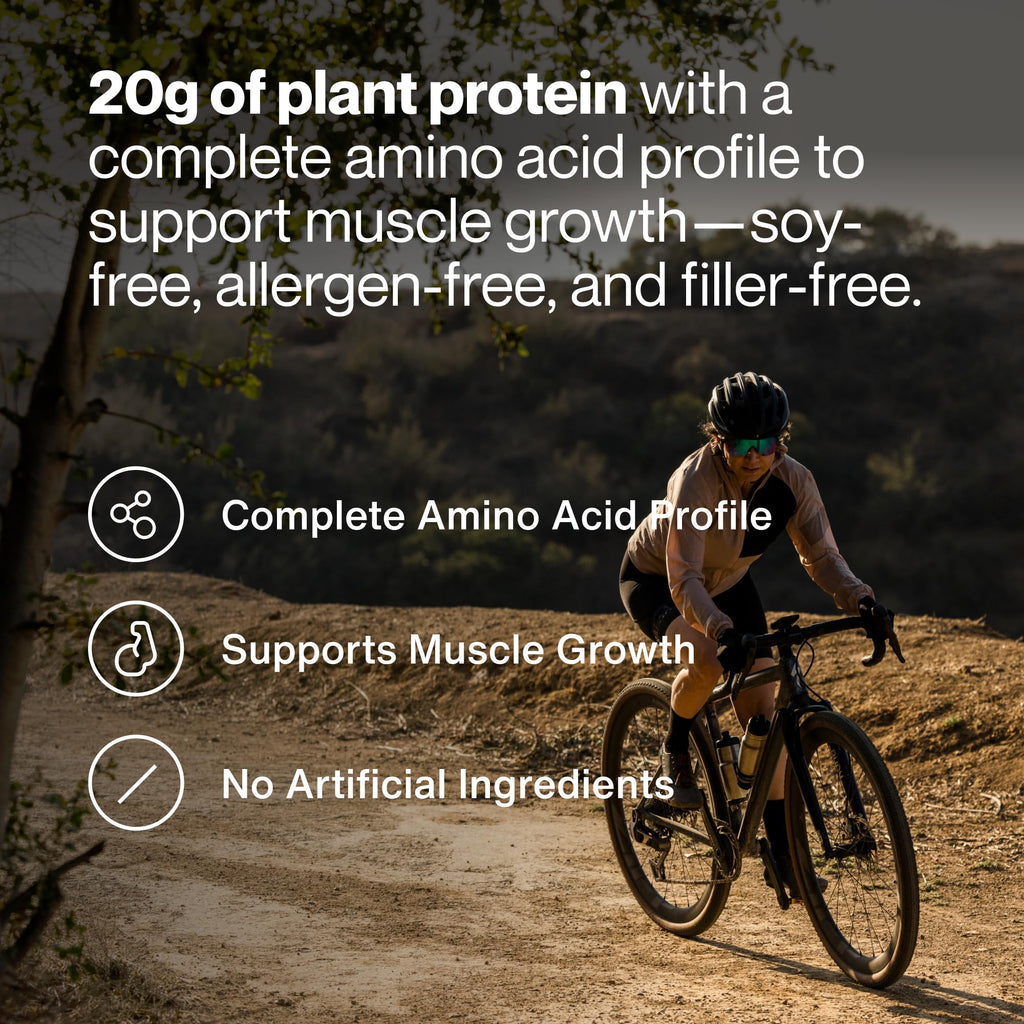 Momentous Vegan Protein Powder - 20 g Plant-Based Protein - NSF Certified for Sport - Gluten-Free - Non-GMO - 22 Servings for Essential Everyday Use - Chocolate - FENGGESTORE20