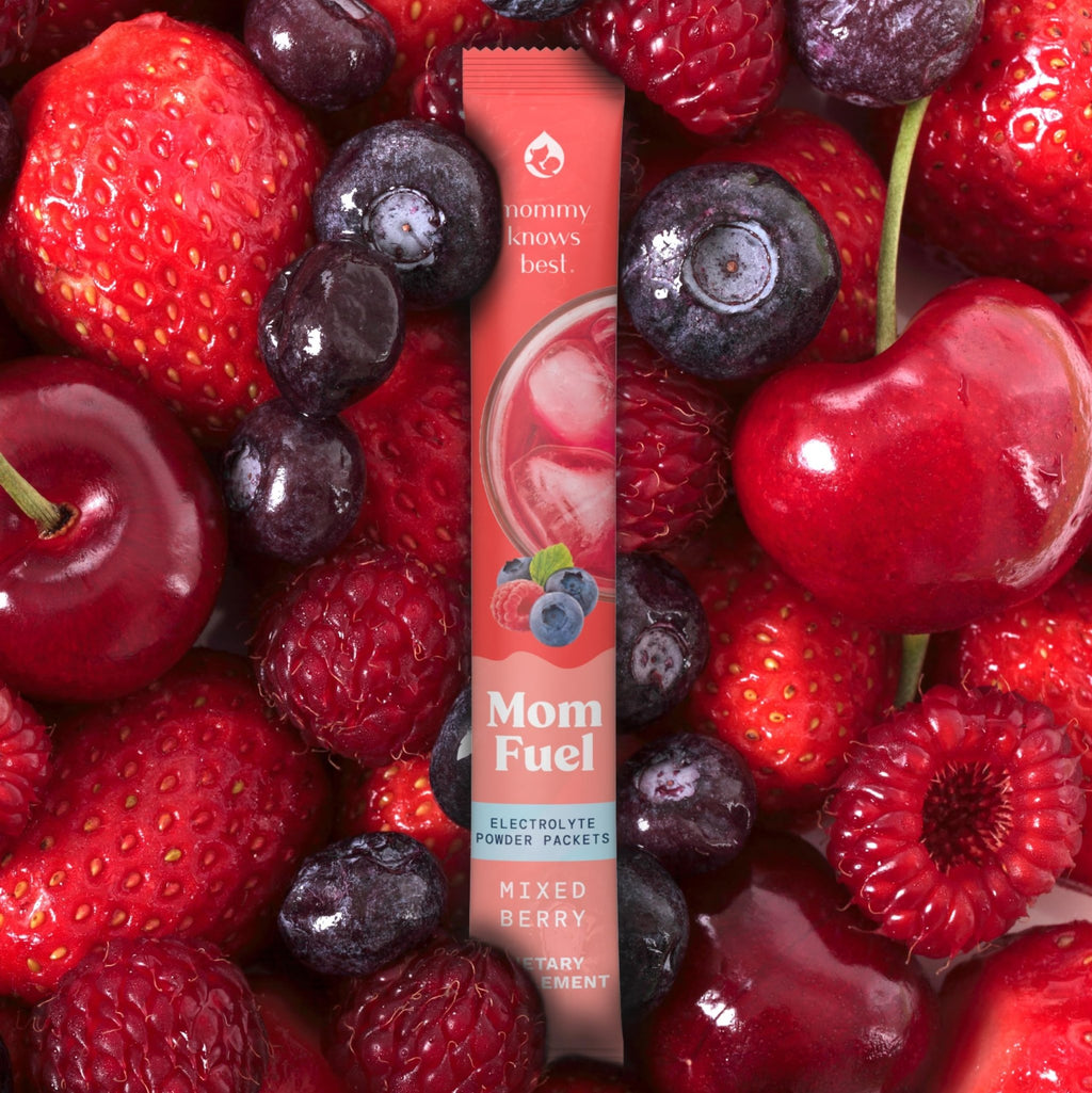 Mommy Knows Best Mom Fuel Electrolyte Drink Mix for Moms, Hydration Support - for Pregnancy, Prenatal, Electrolytes + Trace Minerals, - FENGGESTORE20
