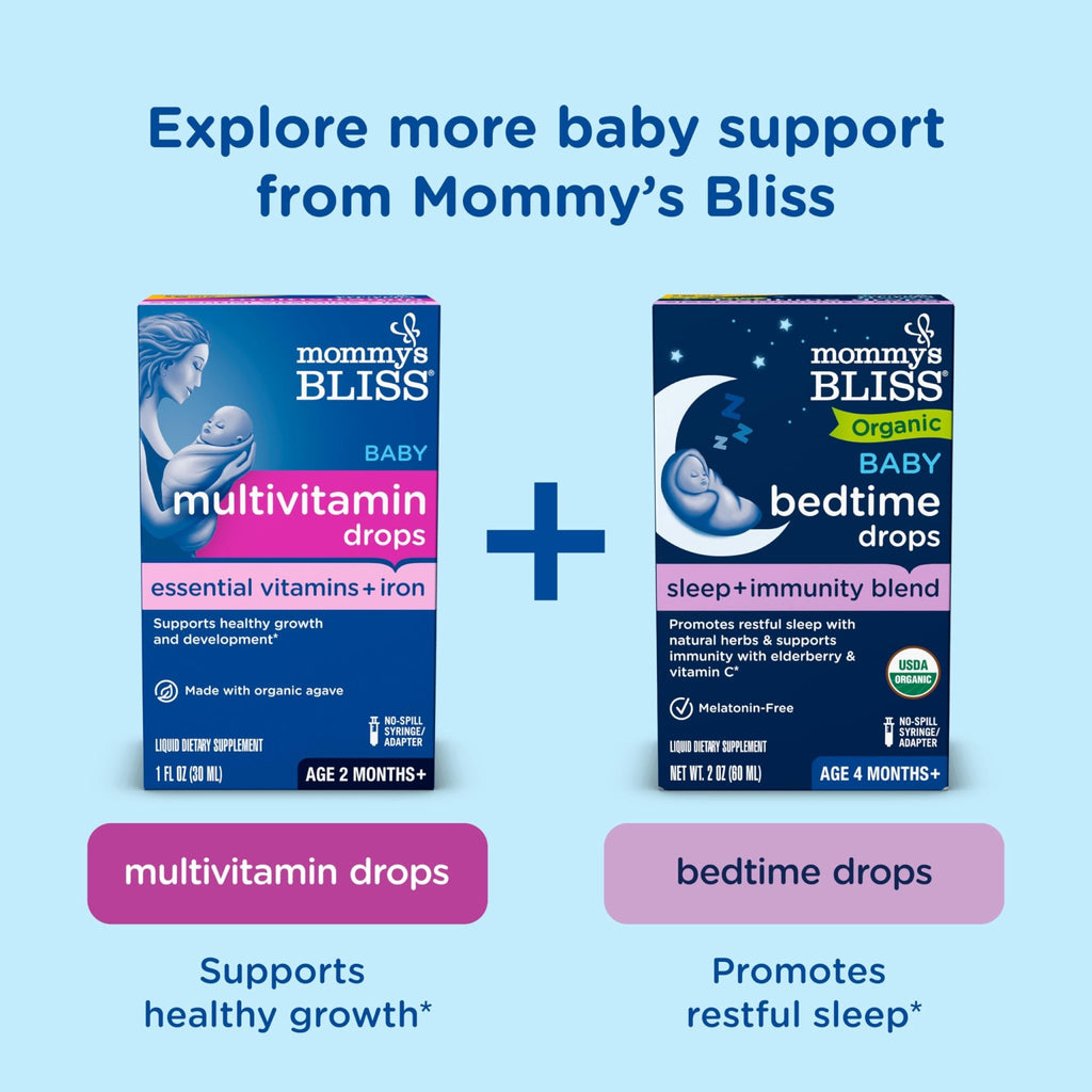 Mommy's Bliss Baby Probiotic Drops Everyday - Gas, Constipation, Colic Symptom Relief - Newborns & Up - FENGGESTORE20