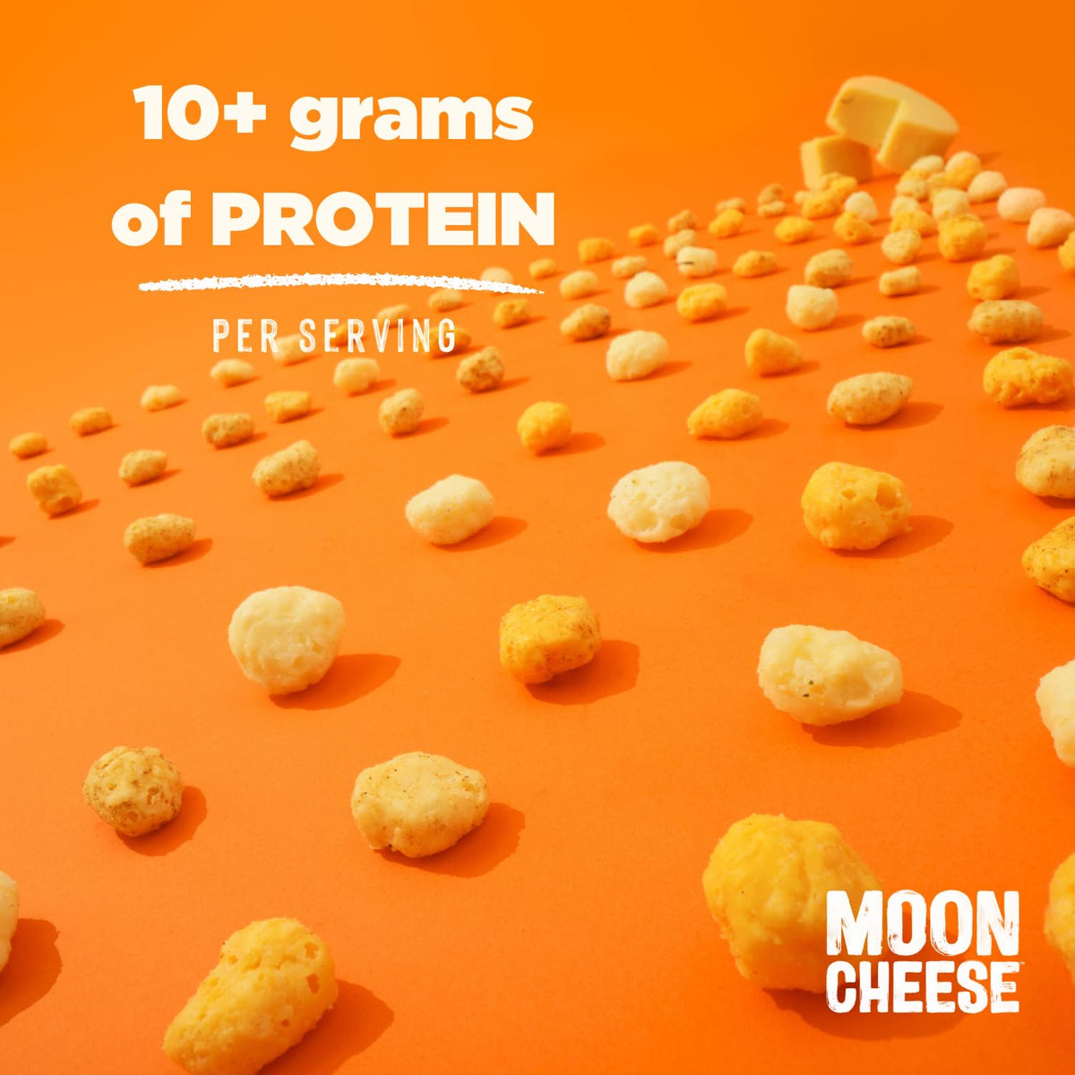 Moon Cheese Cheddar Believe It, 10 Ounce, 2-Pack, Crunchy, Protein-Rich Cheese Snack, Keto Friendly, 100% Real Cheese - FENGGESTORE20