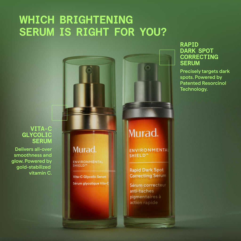 Murad Vita-C Glycolic Serum - Advanced Brightening Vitamin C and Glycolic Acid Face Serum for Improved Skin Tone and Texture - Gold-Stabilized Vitamin C - FENGGESTORE20