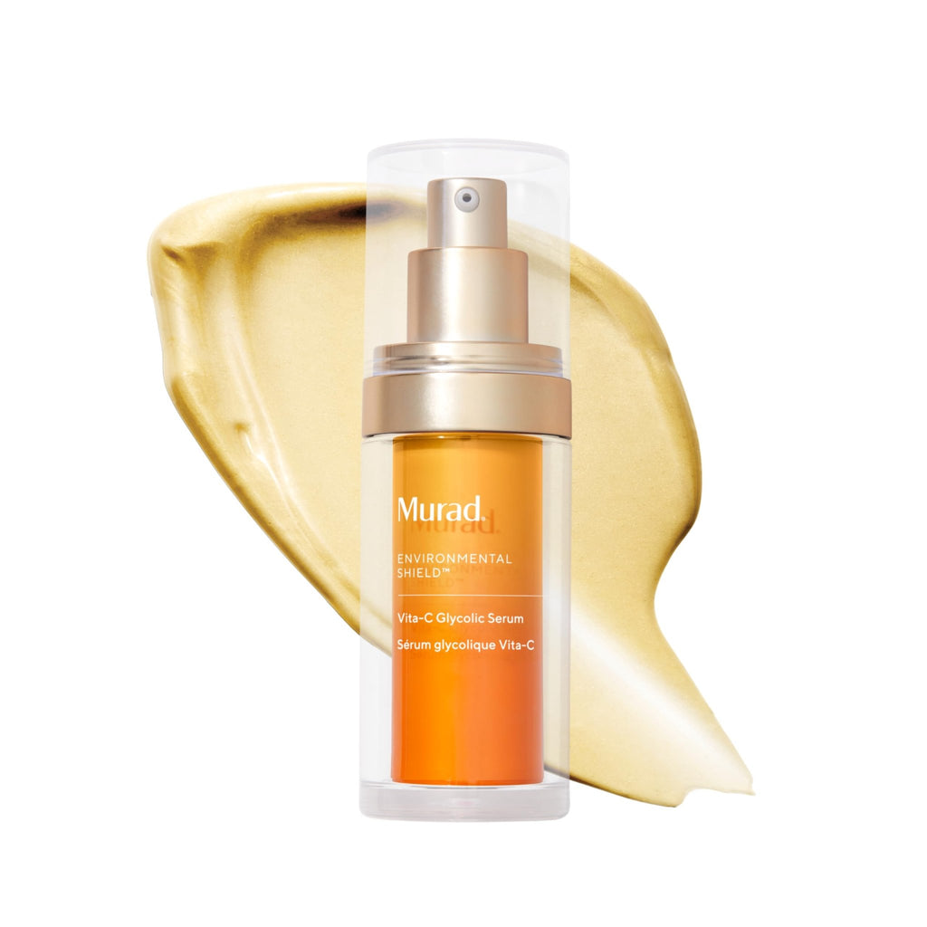 Murad Vita-C Glycolic Serum - Advanced Brightening Vitamin C and Glycolic Acid Face Serum for Improved Skin Tone and Texture - Gold-Stabilized Vitamin C - FENGGESTORE20