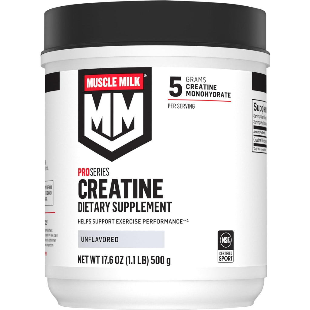 Muscle Milk Pro Series Creatine Powder Supplement, Unflavored, 1.1 Pound, 100 Servings, 5g Creatine Monohydrate - FENGGESTORE20
