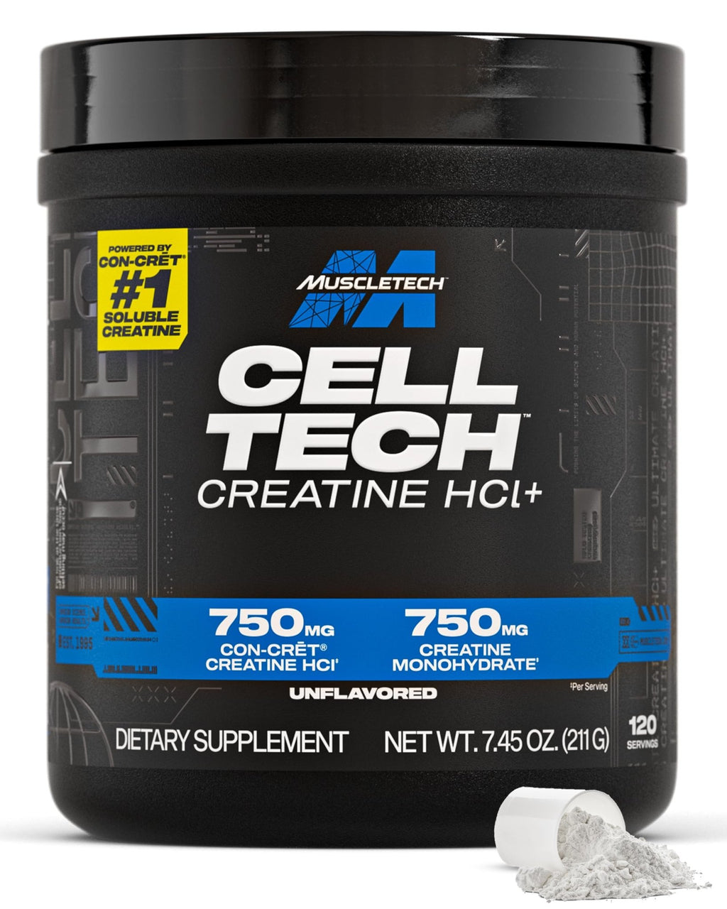 MuscleTech Cell-Tech Creactor Creatine HCl Powder | Post Workout Muscle Builder for Men & Women | Creatine Hydrochloride - FENGGESTORE20