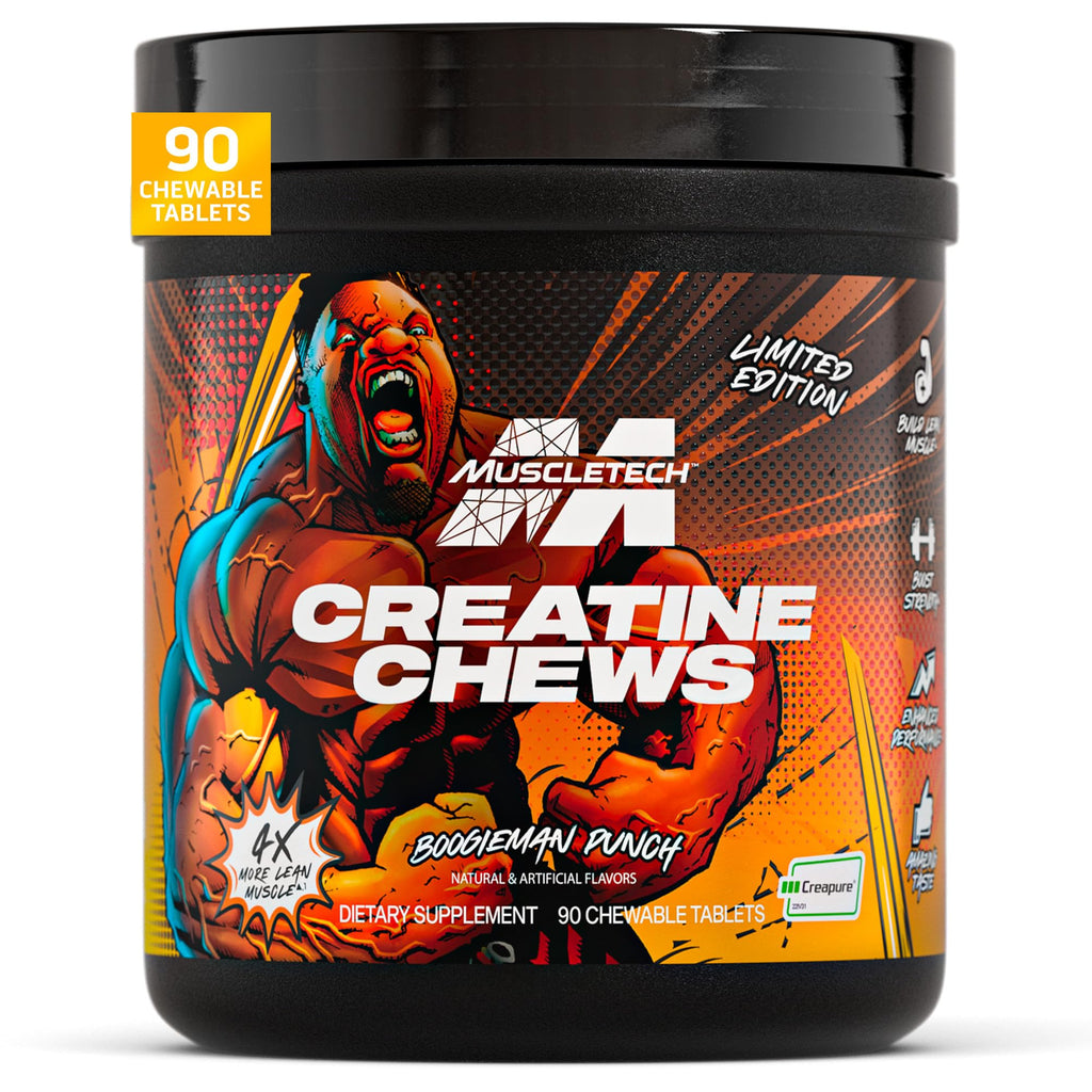 MuscleTech Creatine Chews - Creapure Monohydrate Supplement for Muscle Recovery, Muscle Builder & Energy Boost - Pre Workout Supplement for Men & Women - FENGGESTORE20