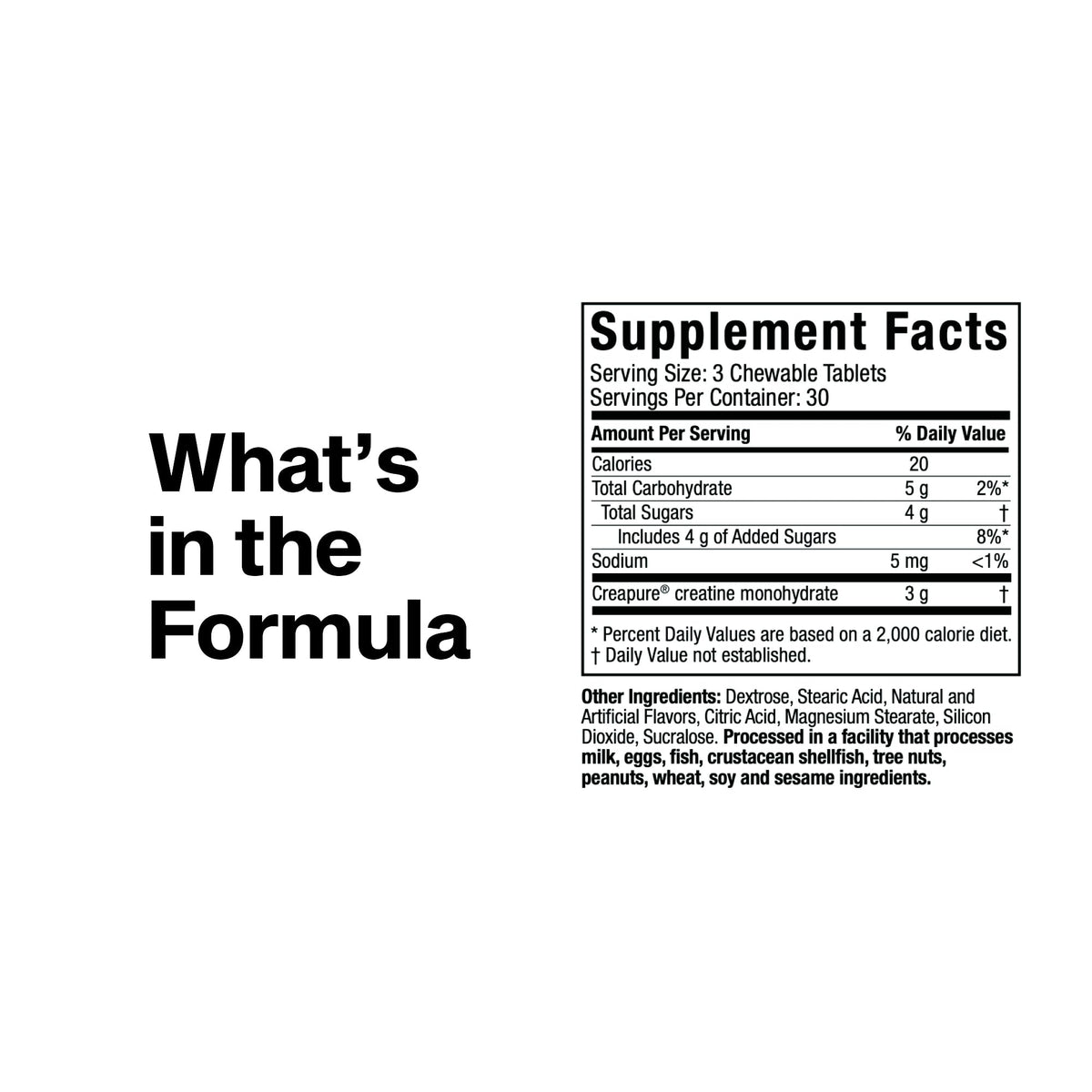 MuscleTech | Creatine Chews | Creapure Monohydrate Supplement for Muscle Recovery, Muscle Builder & Energy Boost | Pre Workout Supplement for Men & Women - FENGGESTORE20