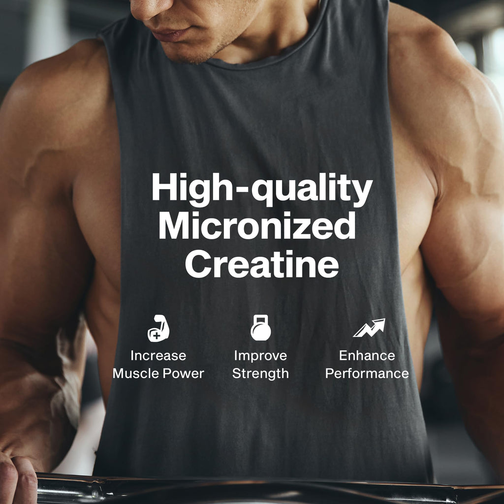 MuscleTech Creatine Monohydrate Powder, Platinum Pure - Unflavored Micronized Creatine for Men & Women - Workout Supplements for Performance, Muscle Recovery & Builder - FENGGESTORE20