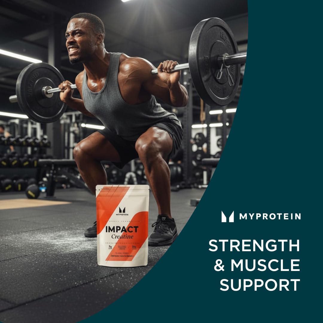 Myprotein Creatine Monohydrate Powder, 100 Servings (1.1lbs), Pure Unflavored Creatine Powder, Post/Pre Workout Supplement for All Sports & Exercises - FENGGESTORE20