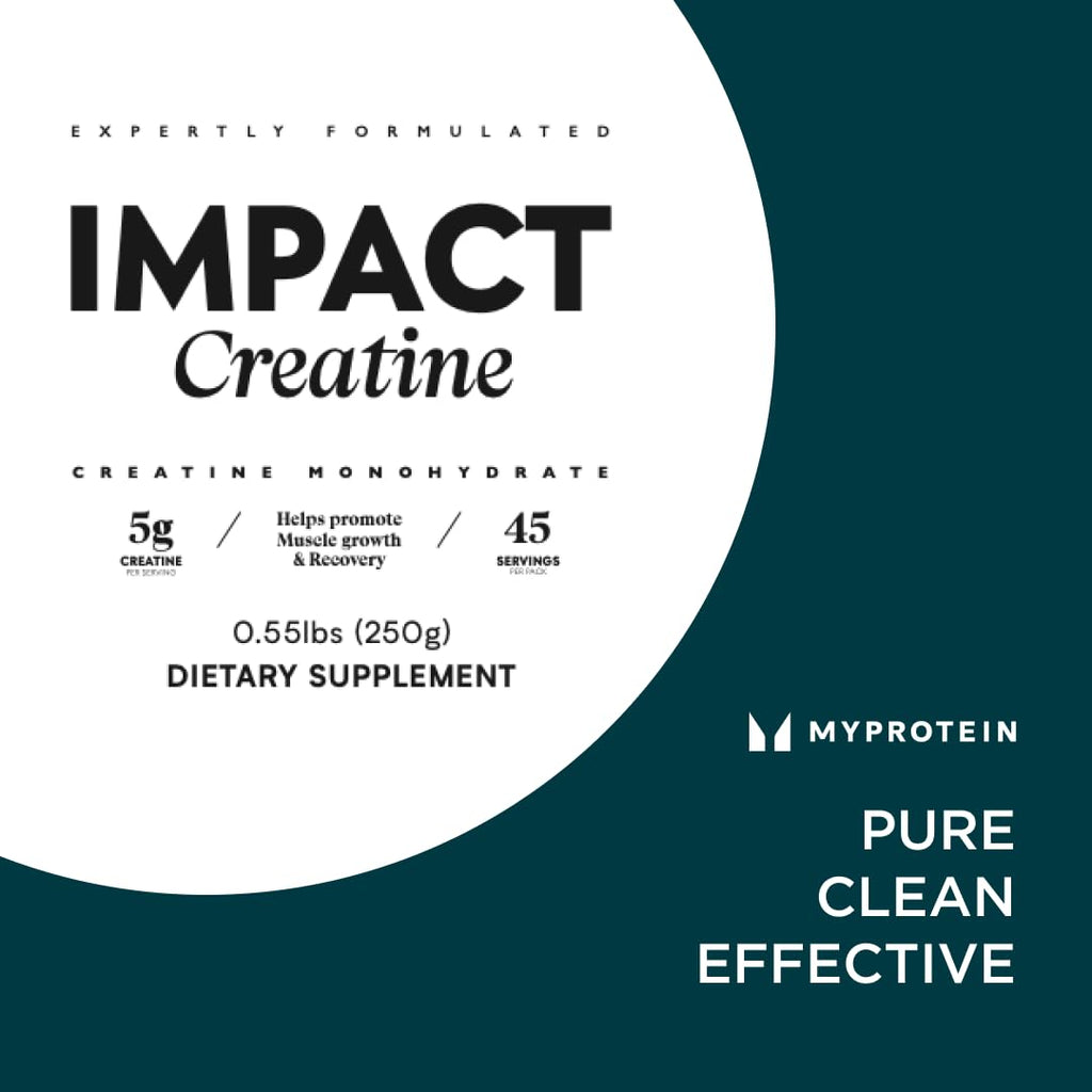 Myprotein Creatine Monohydrate Powder, 100 Servings (1.1lbs), Pure Unflavored Creatine Powder, Post/Pre Workout Supplement for All Sports & Exercises - FENGGESTORE20