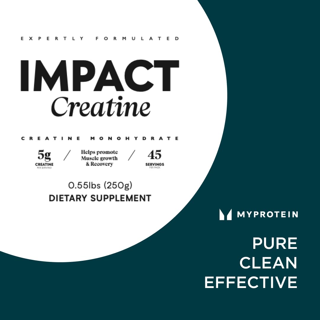 Myprotein Creatine Monohydrate Powder, 100 Servings (1.1lbs), Pure Unflavored Creatine Powder, Post/Pre Workout Supplement for All Sports & Exercises - FENGGESTORE20