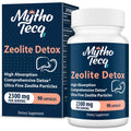 MythoTecq 2300 MG Zeolite Detox Capsules - Activated Charcoal & Bentonite Clay, Highly Absorbable Full Body, Liver & Gut Cleanse - FENGGESTORE20
