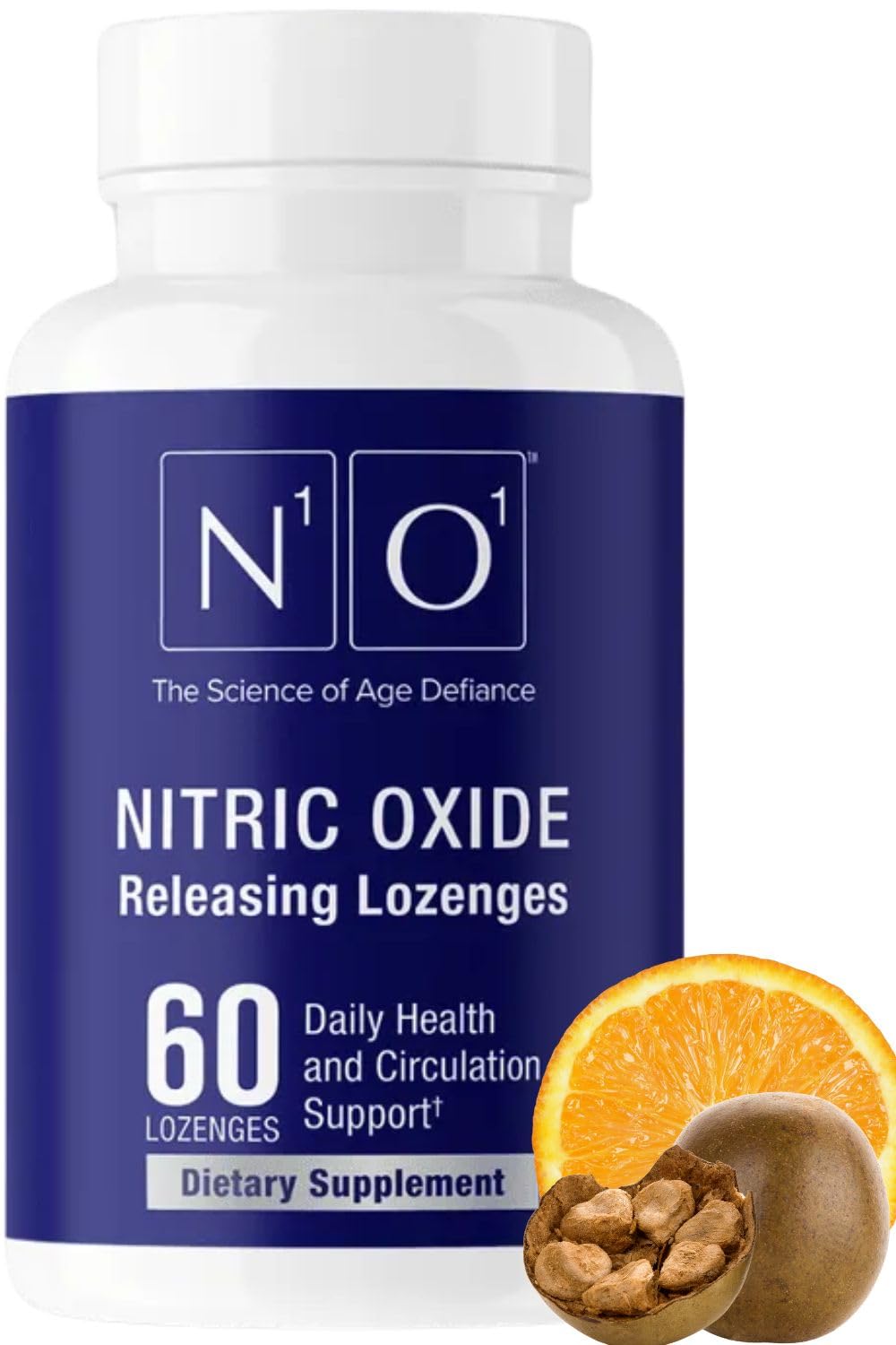 N1O1 Nitric Oxide Lozenges - 60 Count - Nitric Oxide Supplement for Heart Health, Circulation, Energy, Blood Flow, Oxygenation, Healthy Blood Pressure - FENGGESTORE20
