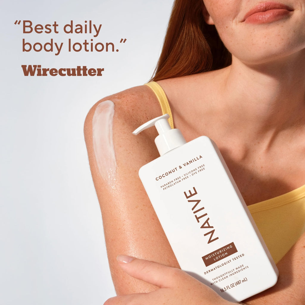 Native Body Lotion Contains Naturally Derived Plant-Based Moisturizers for Women and Men | Restores Dry Skin - FENGGESTORE20