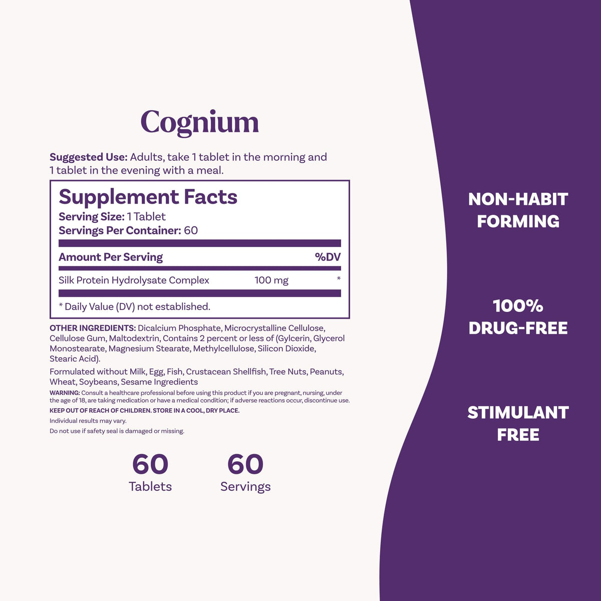 Natrol Cognium Memory, Brain Health Supplements for Adults, Brain Memory Supplements, Enhances Mental Agility in Healthy Adults, - FENGGESTORE20