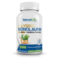 Natural Cure Labs L-Lysine with Monolaurin 600mg 1:1 Ratio, 100 Capsules - FENGGESTORE20