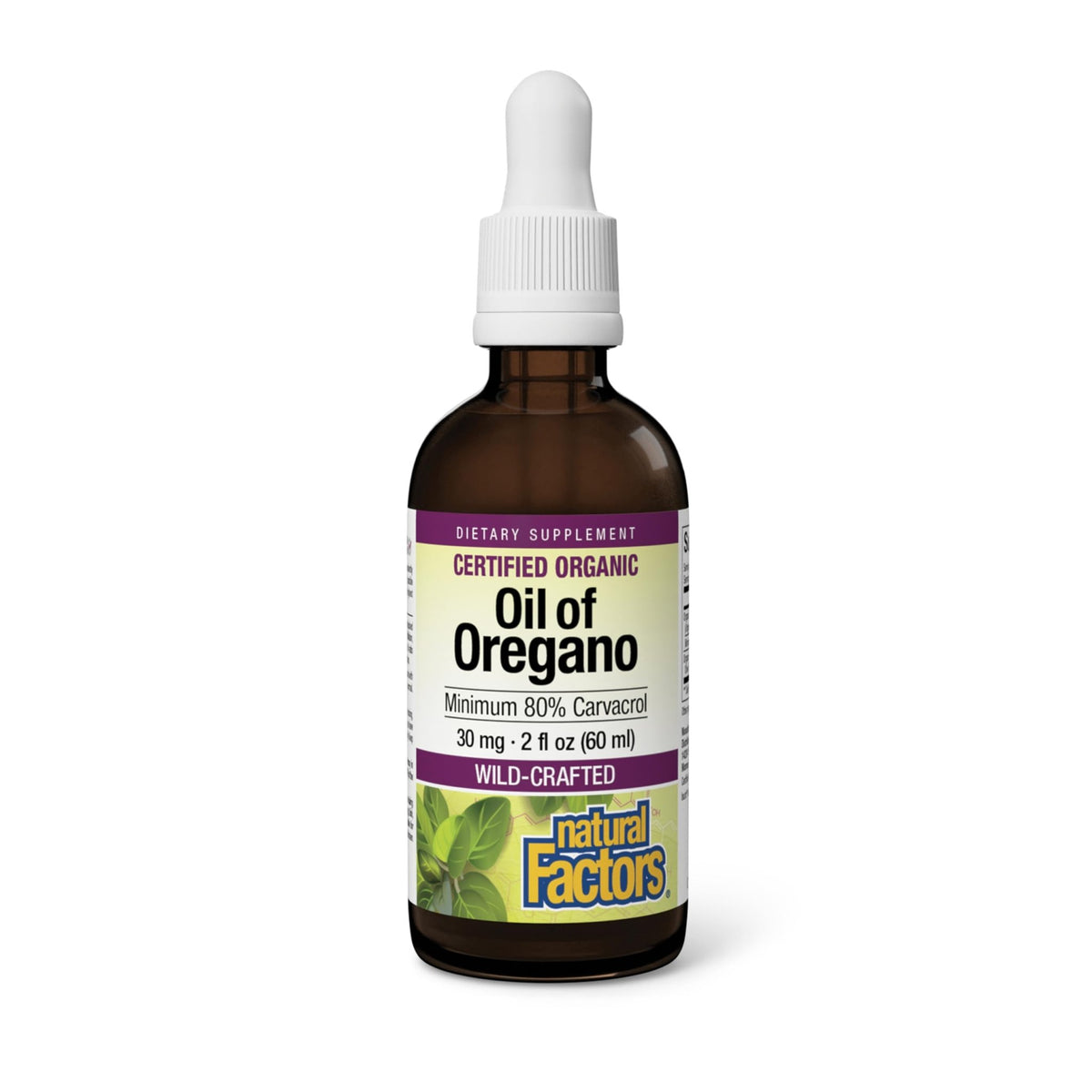 Natural Factors Oil of Oregano - Liquid Antioxidant Support Supplement for Immune Support - Easy Swallow Health Supplement - FENGGESTORE20