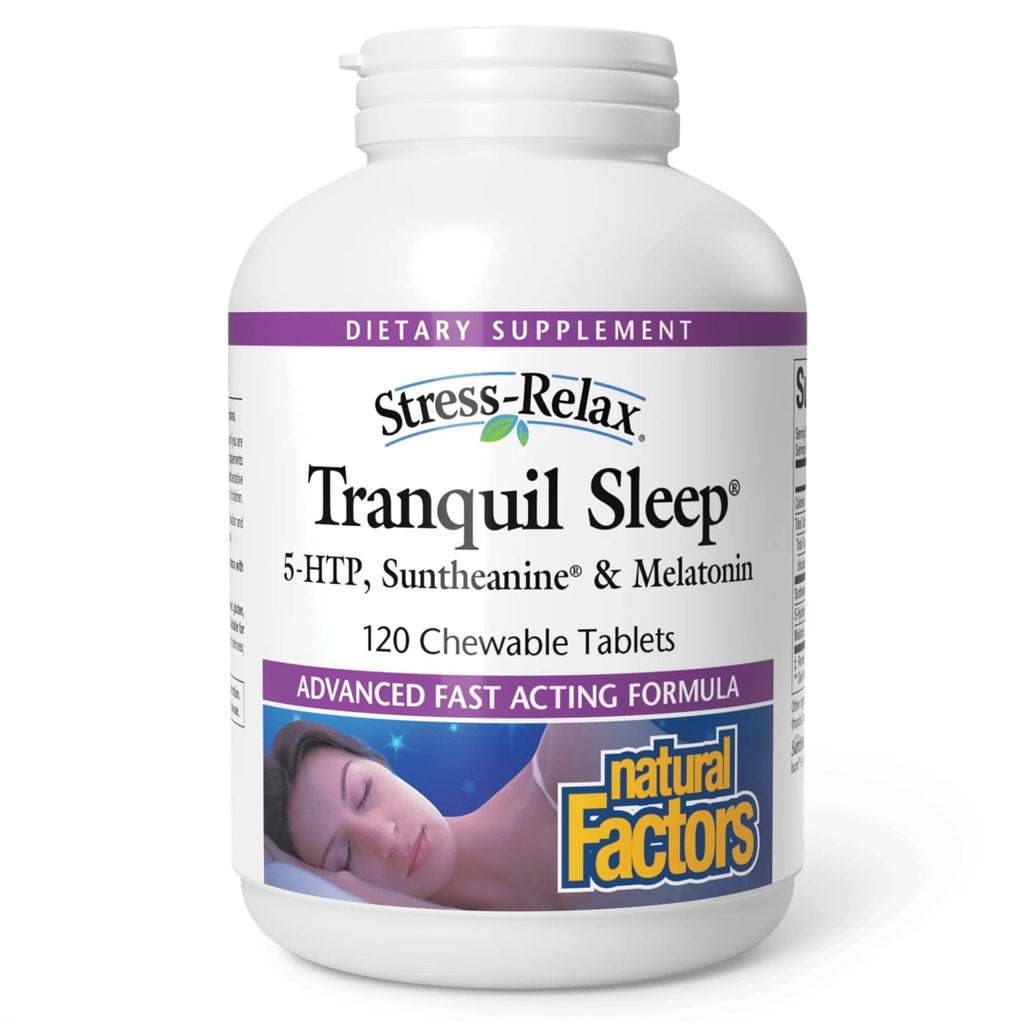 Natural Factors Stress-Relax Tranquil Sleep Tablet, 120 Count - FENGGESTORE20