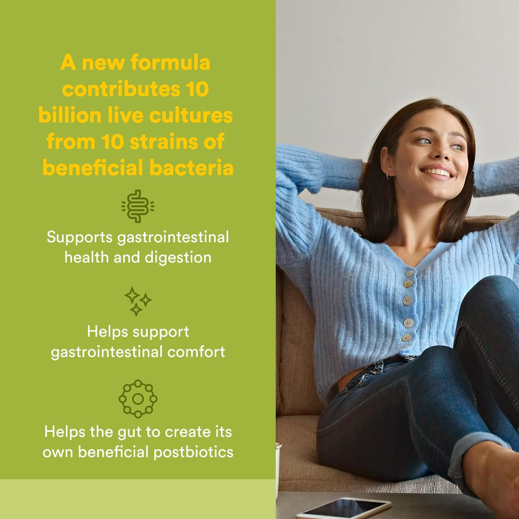 Natural Factors Whole Food Synbiotic Pre+Probiotic 10 Billion - Organic Gut & Digestive Health Supplement - Non-GMO, Gluten-Free & Dairy-Free - FENGGESTORE20