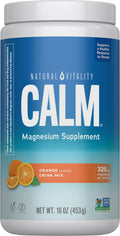 Natural Vitality Calm, Magnesium Citrate Supplement, Anti-Stress Drink Mix Powder, Gluten Free, Vegan - FENGGESTORE20