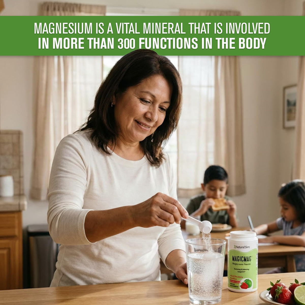 NaturalSlim MagicMag Magnesium Citrate Powder Drink for Relaxation, Stress, Constipation, Better Rest & Digestive Health, Magnesium Supplement for Women and Men - FENGGESTORE20