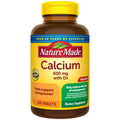 Nature Made Calcium 600 mg with Vitamin D3, Dietary Supplement for Bone Support, 220 Tablets - FENGGESTORE20