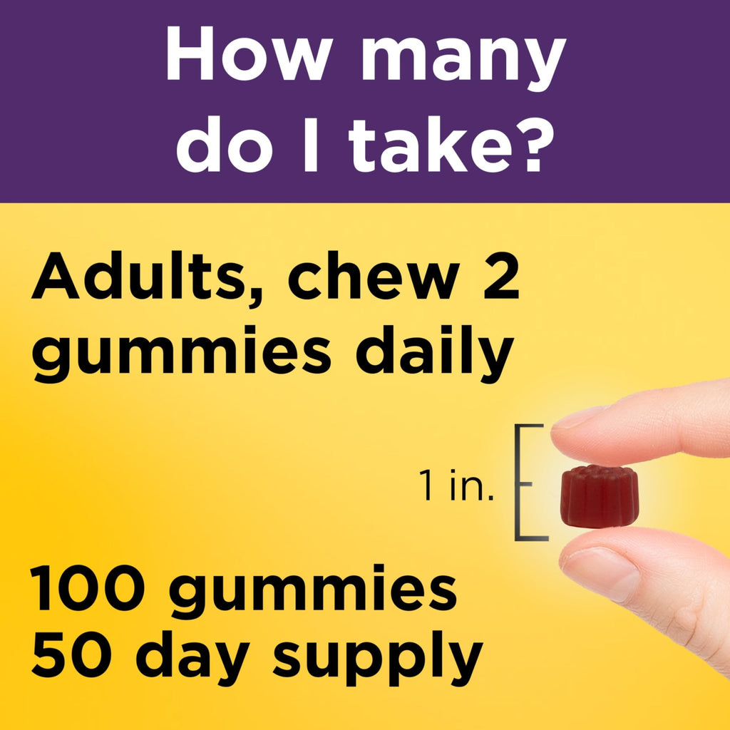 Nature Made Elderberry Gummies with Vitamin C and Zinc, Dietary Supplement for Immune Support - FENGGESTORE20