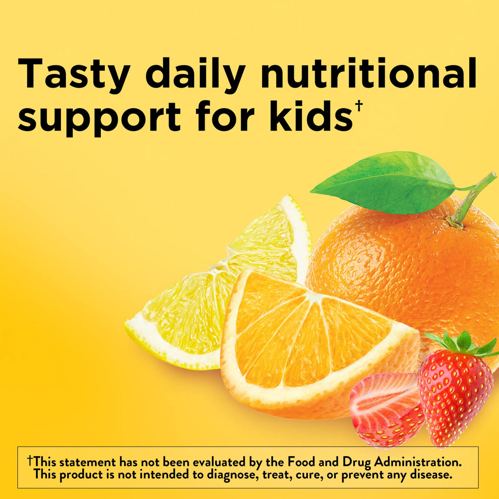 Nature Made Kids First Multivitamin with Omega-3, Kids Gummy Multivitamins with Vitamins and Minerals for Nutritional Support, 70 Gummies - FENGGESTORE20
