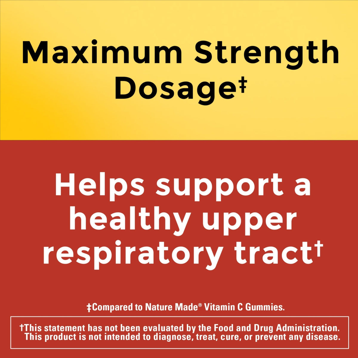 Nature Made Maximum Strength Dosage Vitamin C 1000mg per Serving, Immune Support Vitamin C Gummies for Adults, 80 Gummies, 20 Day Supply - FENGGESTORE20