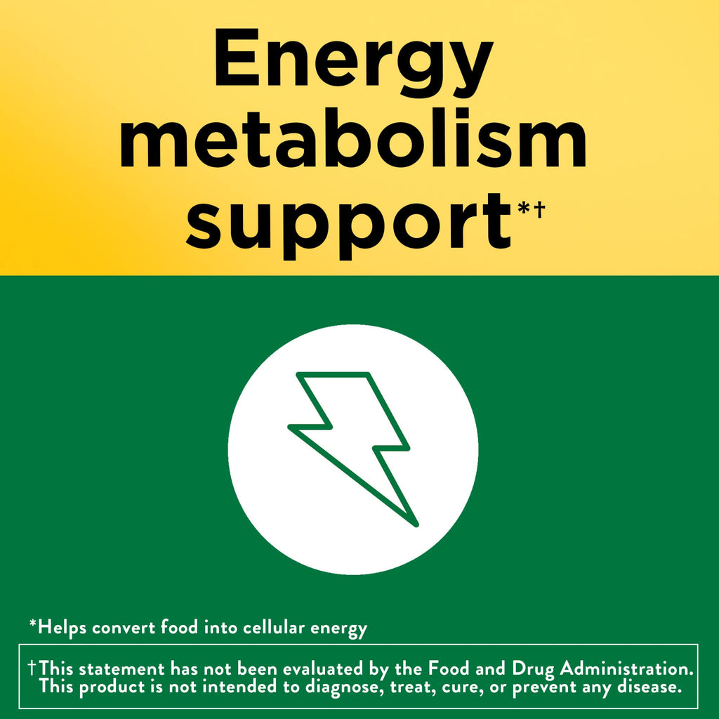 Nature Made Super B Complex Vitamins for Women and Men, Dietary Supplement for Energy Metabolism Support, Super Vitamin B Complex - FENGGESTORE20