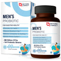 NATURE TARGET Probiotics for Men with Men Care Supplement, Prebiotics & Probiotic for Men's Digestive and Immune Health,60 Billion CFUs & 14 Strains Shelf Stable, - FENGGESTORE20