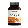 NatureBell Vitamin D3 K2-240 Softgels - 5,000 IU Vitamin D3 & 100mcg Vitamin K2 MK-7 - with Virgin Coconut Oil - Bone, Heart & Immune Health Support - FENGGESTORE20