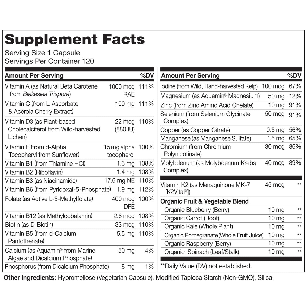 NATURELO Mens Multivitamins - One Daily Multivitamin for Men with Vitamins, Minerals & Organic Whole Foods, Boost Energy & Health - FENGGESTORE20