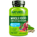 NATURELO Mens Multivitamins - Whole Food Multivitamin for Men with Vitamins, Minerals - 240 Vegetarian Capsules for Energy, Brain, Heart, Eye Health* - FENGGESTORE20