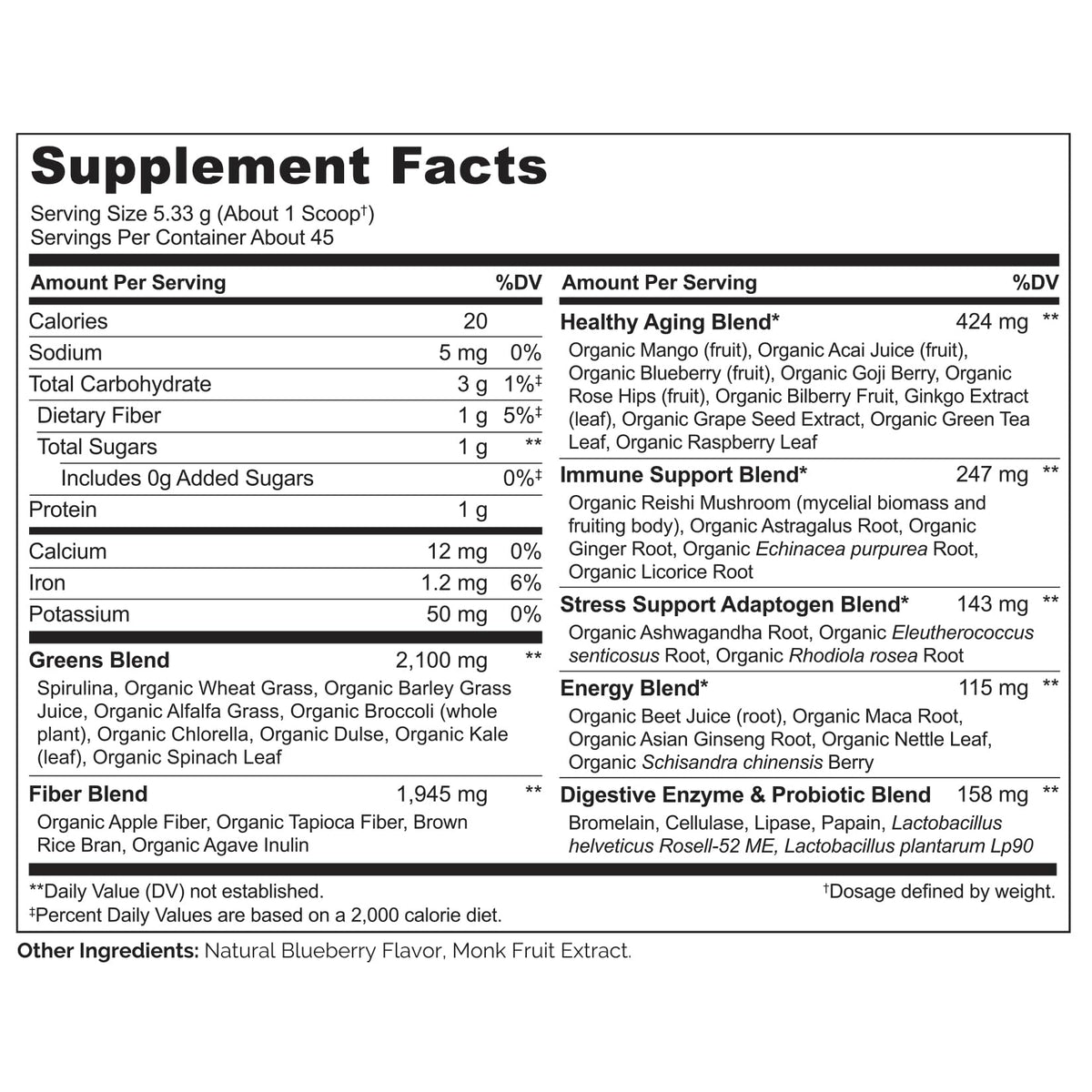 NATURELO Raw Greens Superfood Powder 240 Grams, Mixed Berry - Supports Energy, Immunity and Detox - Includes Spirulina, Wheat Grass and Organic Greens for Whole Food Nutrition - FENGGESTORE20