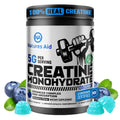 Natures Aid NSF Certified Creatine Gummy 5g - Creatine Monohydrate Gummies – Pre-Workout Energy & Muscle Growth Support for Men & Women - FENGGESTORE20