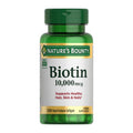 Nature's Bounty Biotin Hair Skin and Nails Vitamins, Supports Healthy Hair, Skin and Nails, 10,000 mcg, 120 Softgels (Pack of 1) - FENGGESTORE20