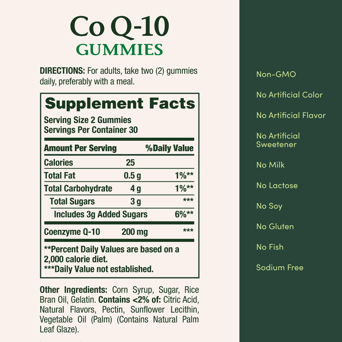 Nature's Bounty CoQ10 Gummies, Supports Heart Health, CoQ10 200mg, Peach Mango Flavor, 60 Count - FENGGESTORE20