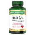 Nature’s Bounty Fish Oil, Supports Heart Health, 1000mg, Rapid Release Softgels, 145 Ct - FENGGESTORE20