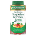 Nature’s Bounty High Absorption Magnesium Glycinate Gummies, 100 mg Magnesium Per Serving, Whole Body Health, No Stick Gummy, Peach Mango Flavor - FENGGESTORE20