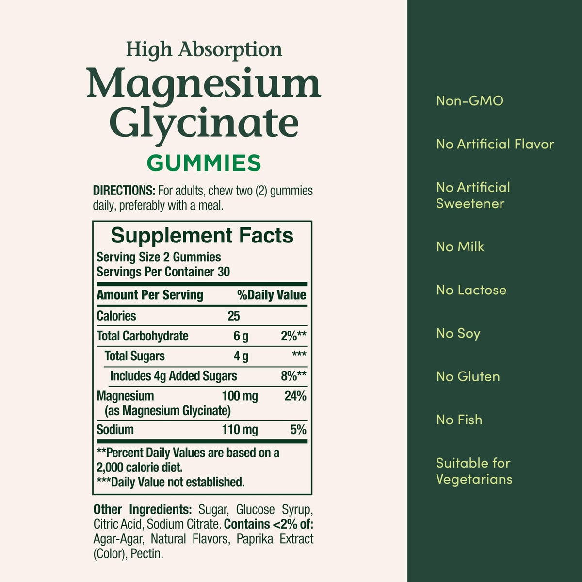 Nature’s Bounty High Absorption Magnesium Glycinate Gummies, 100 mg Magnesium Per Serving, Whole Body Health, No Stick Gummy, Peach Mango Flavor - FENGGESTORE20